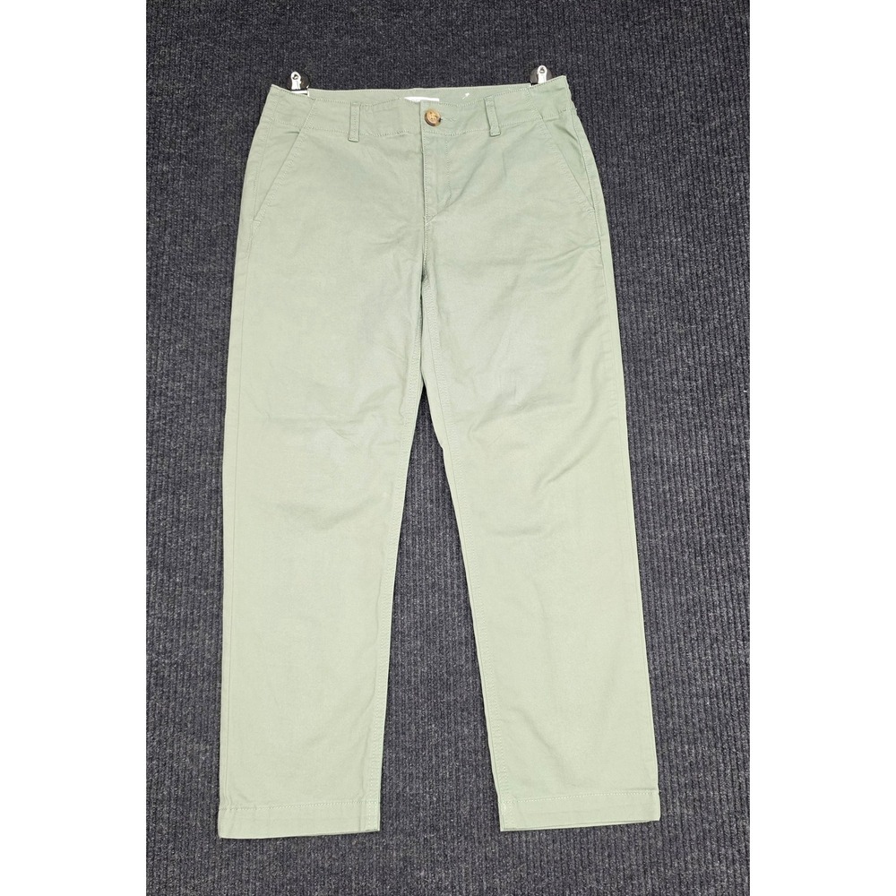 Loft The Monroe Slim Pants Sage Green Stretch Chino 2P Petite